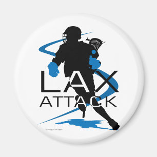 Íman Azul RELAXADO do ataque dos meninos do Lacrosse