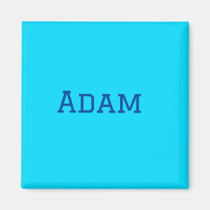 Íman Azul roxo adicionar nome texto de volta à mensagem