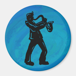 Íman Azul Saxofone de Nova York Boogie Nights