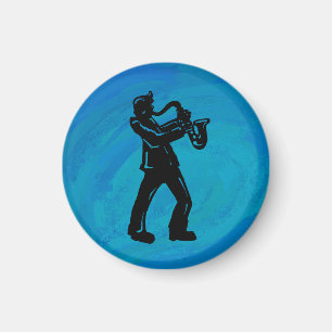 Íman Azul Saxofone de Nova York Boogie Nights