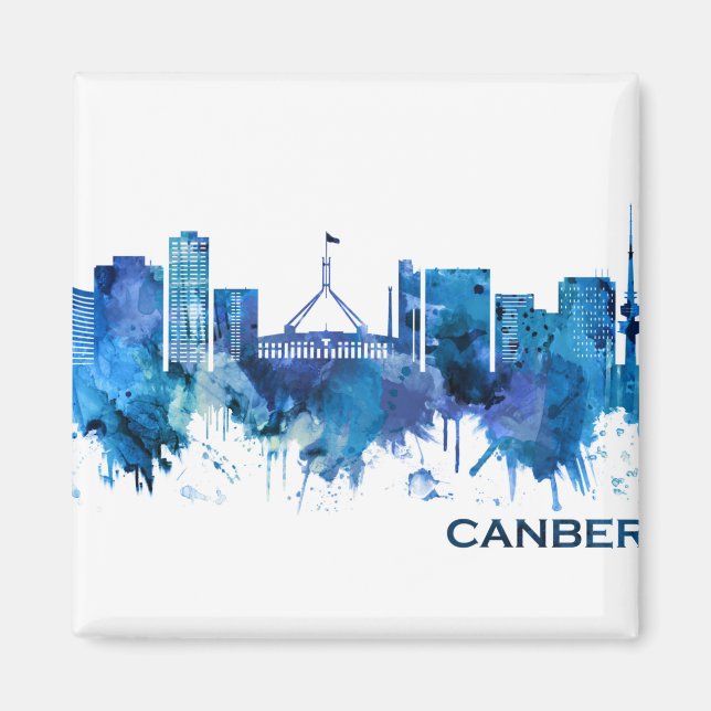 Íman Azul Skyline, na Austrália (Frente)