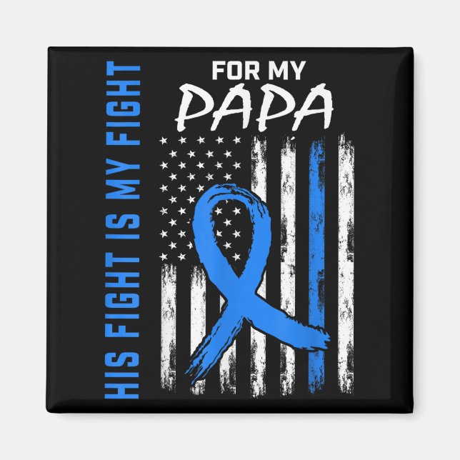 Íman Azul Sua Luta É Minha Camisa De Consciência Da Dia (Frente)