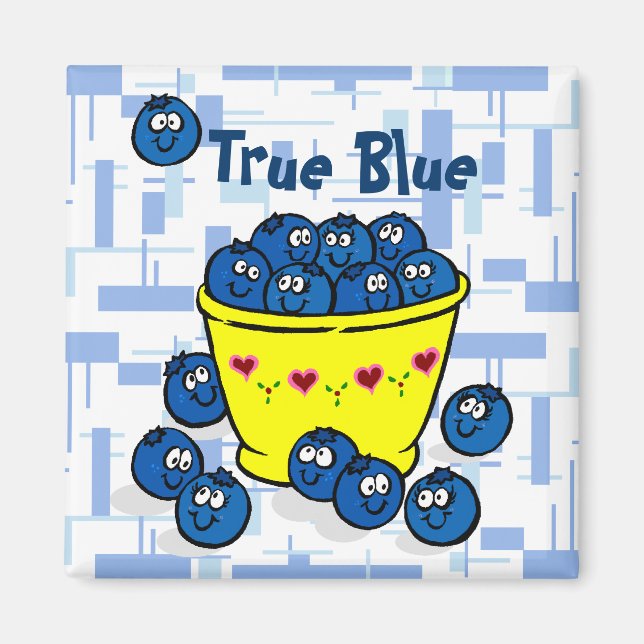 Íman Azul Verdadeiro (Frente)