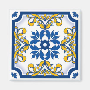 Íman Azulejo cerâmico português Azulejo