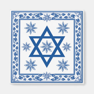 Íman Azulejo de cerâmica, Azulejo, em português e judeu
