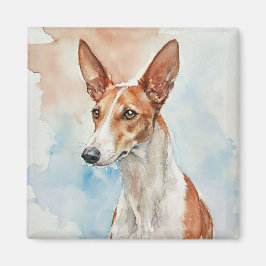 Íman Azulejo de Foto em Acrílico do Cão de Ibiza