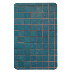 Íman azulejos com manchas azuis