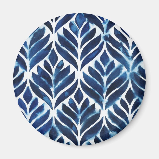 Íman Azulejos de cobalto para aquarelas IV (Frente)