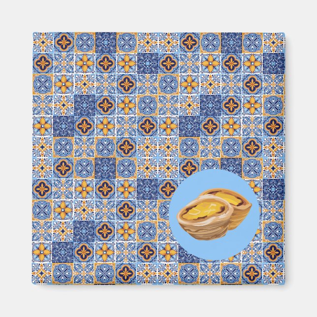 Íman Azulejos e Pastéis de Portugal (Frente)