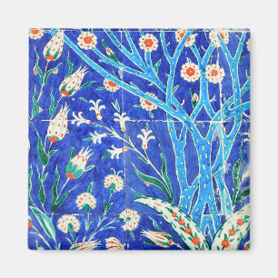 Íman Azulejos florais turcos