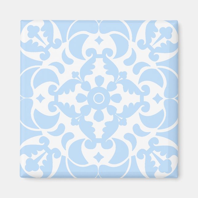 Íman Azulejos portugueses no Mediterrâneo (Frente)