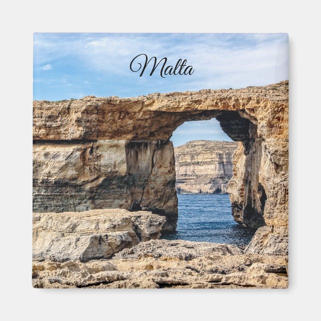 Íman Azure Window em Malta (Frente)