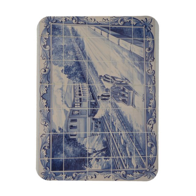 Íman Azurjelo - Madeira (Vertical)