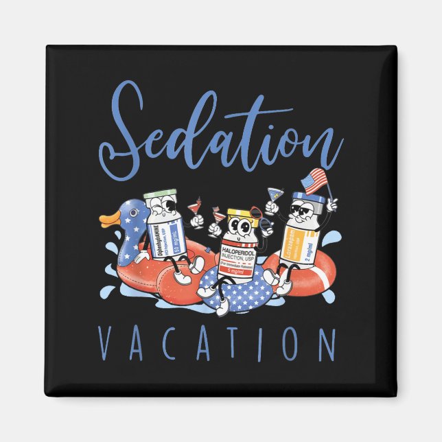 Íman B52 Chill The Fourth Out Icu Nurse Benadryl Haldol (Frente)