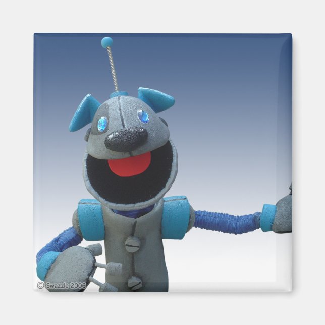 Íman B.A.R.K. O Ímã Robô Cão (Frente)