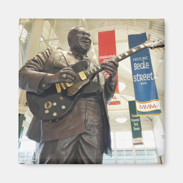Íman B.B. King Statue - Memphis, Tennessee (Frente)
