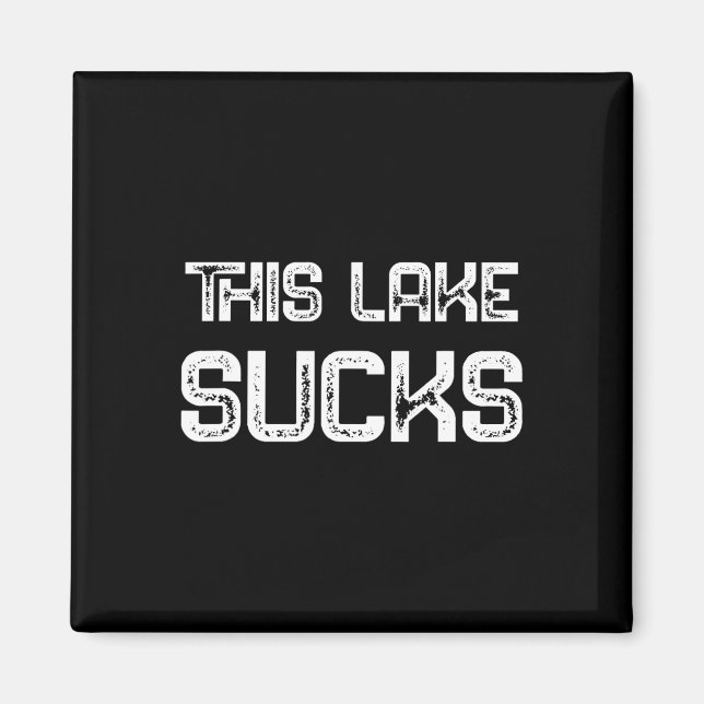 Íman B Cappie Fish Lure Dizendo Engraçado Pescar Este L (Frente)