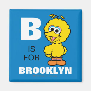 Íman B é para Big Bird Adicione seu nome