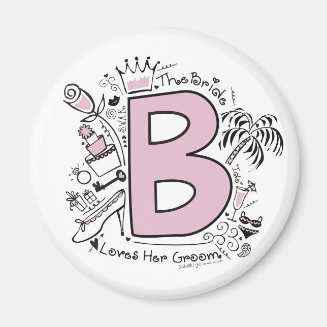 Íman B é para BRIDE PINK (Frente)