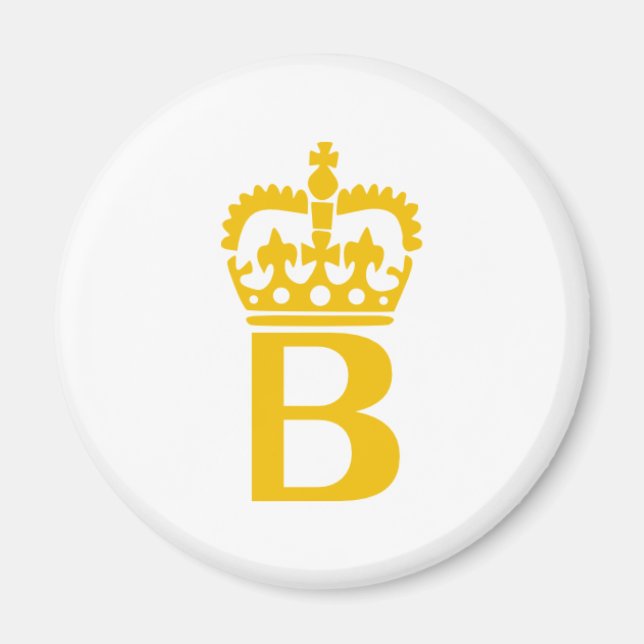 Íman B - Letra - Nome (Frente)