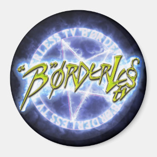 ÍMAN "B"ØRDERLESS TV LOGO 丸マグネット