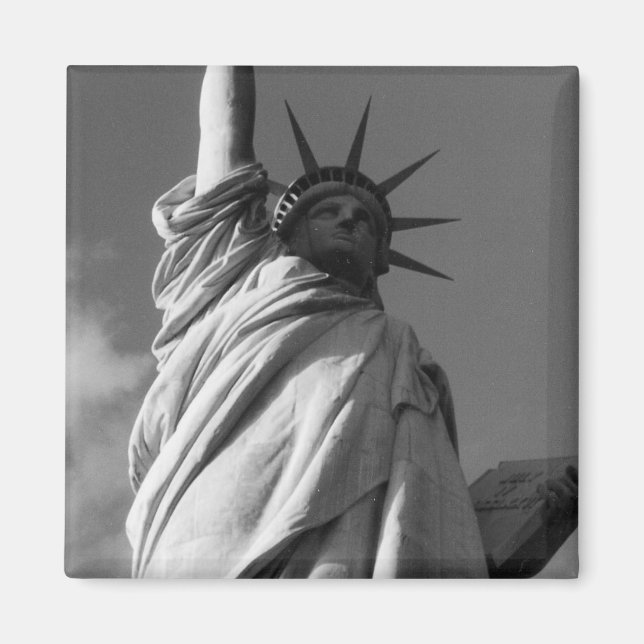 Íman b&w de liberdade (Frente)