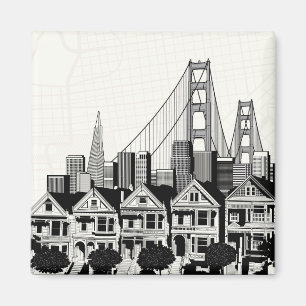 Íman B&W San Francisco Califórnia