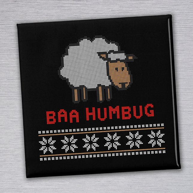 Íman Baa Humbug - Ovelha de Natal (Criador carregado)