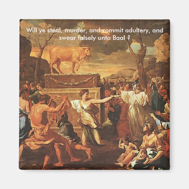 Íman Baal de adorno - Magnet (Frente)