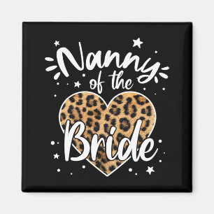 Íman Babá Da Noiva Eu A Amava Primeiro Cute Leopardo 