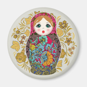 Íman Babushka Russo Ninho Dolls Matrioshka Magnet