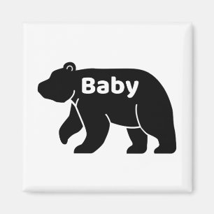 Íman BABY Bear, Criança, Presente de Chá de fraldas
