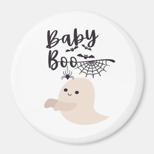Íman Baby Boo Impressão Fofo de Halloween Estilo Vintag