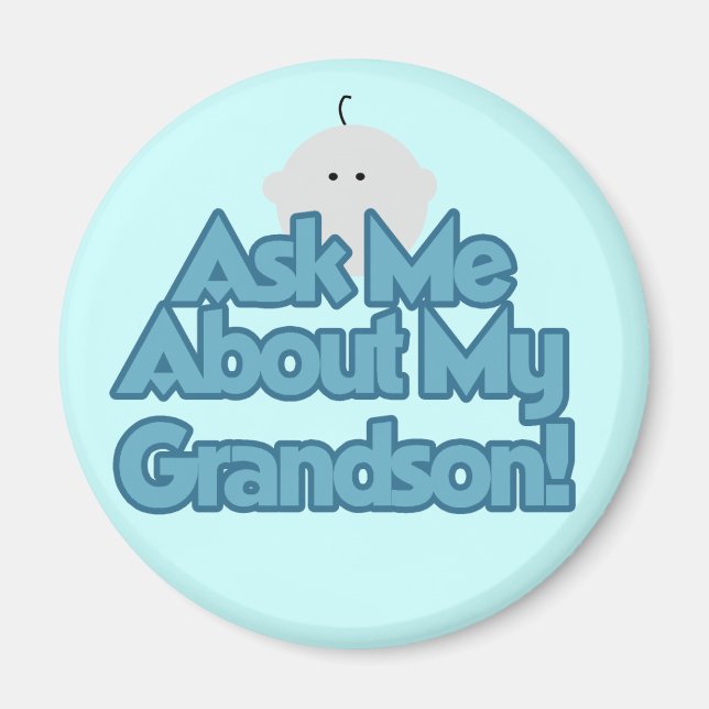 Íman Baby Boy pergunta sobre meus Camisetas e presentes (Frente)