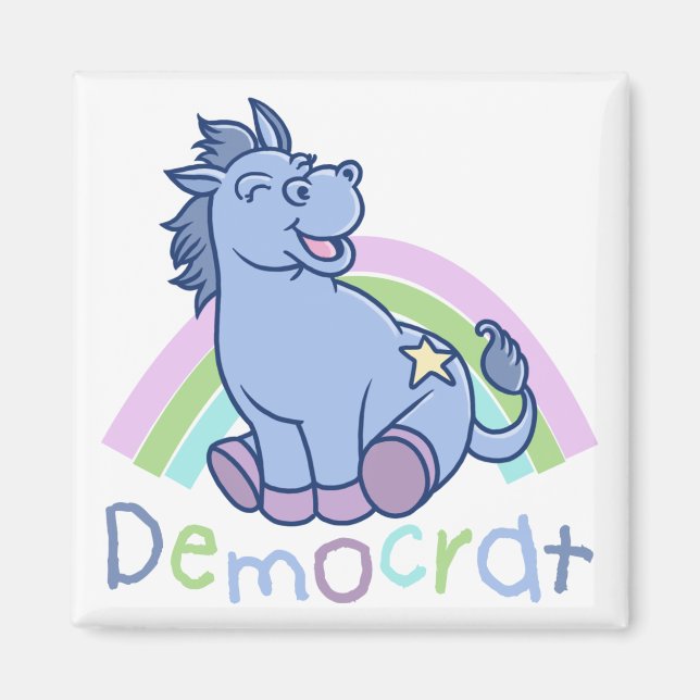 Íman Baby Democrat Donkey (Frente)
