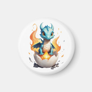 Íman Baby Dragon Hatching Fantasy Magnet