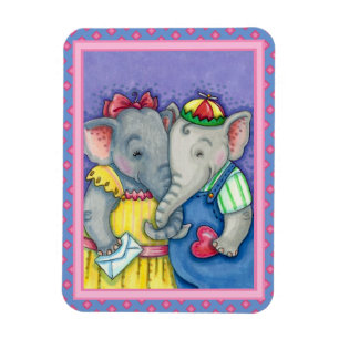 ÍMAN BABY ELEFANTS PRIMEIRO AMOR, AMIGOS DO PACHYDERM.