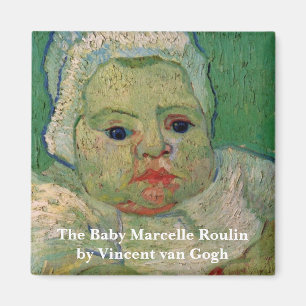 Íman Baby Marcelle Roulin por Vincent van Gogh