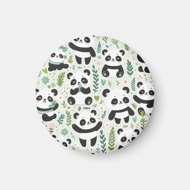Íman Baby Panda Pattern (Frente)