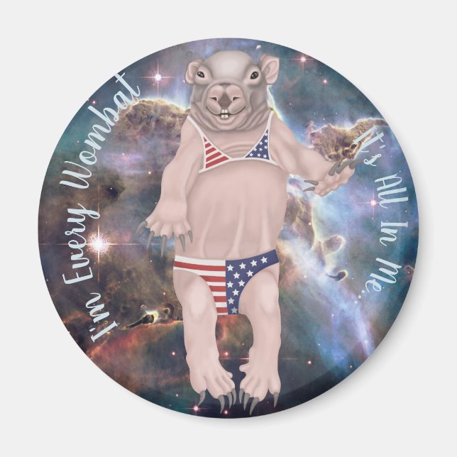 Íman Baby Wombat Magnet (Frente)