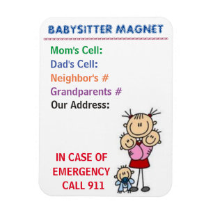 Íman Babysitter Magnet