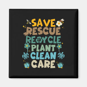 Íman Bacalhau Retro Salve Abelhas Salvando Animais Reci
