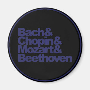 Íman Bach, Chopin e Mozart e Beethoven