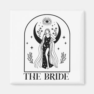 Íman Bachelorette de Casamento Gótico da Noiva Coven