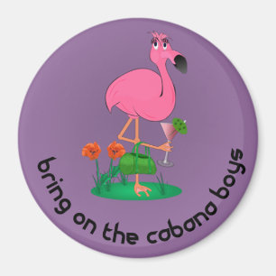 Íman Bachelorette/Magnet Flamingo