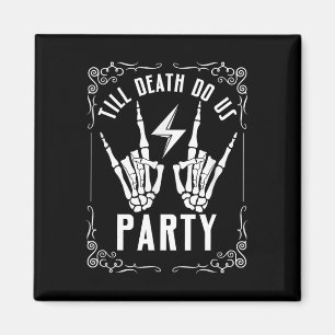 Íman Bachelorette Till Death Nos Party Skeleton Hand