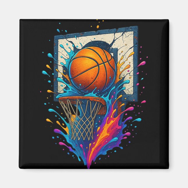 Íman Backboar de Slam Dunk Splash Hoop de Basquete Colo (Frente)
