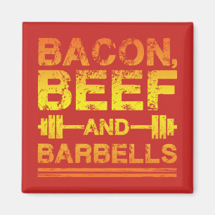 Íman Bacon, Carne De Bovino, Barbelas - Motivação De Fo