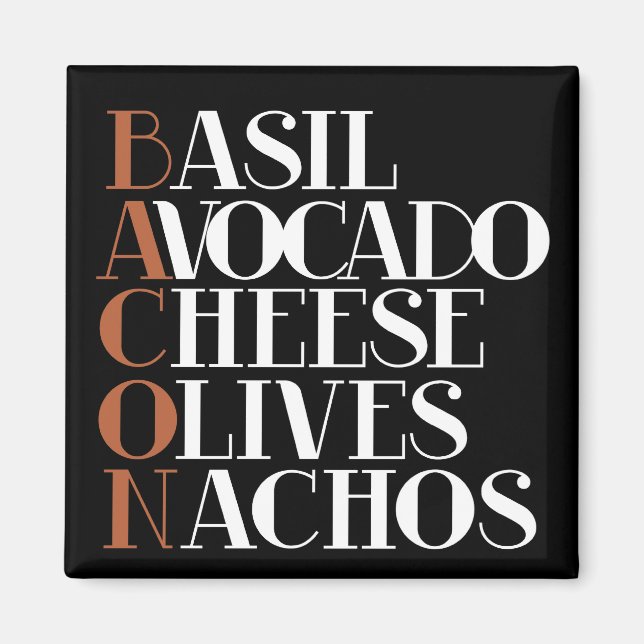 Íman Bacon Chef Gourmet (Frente)