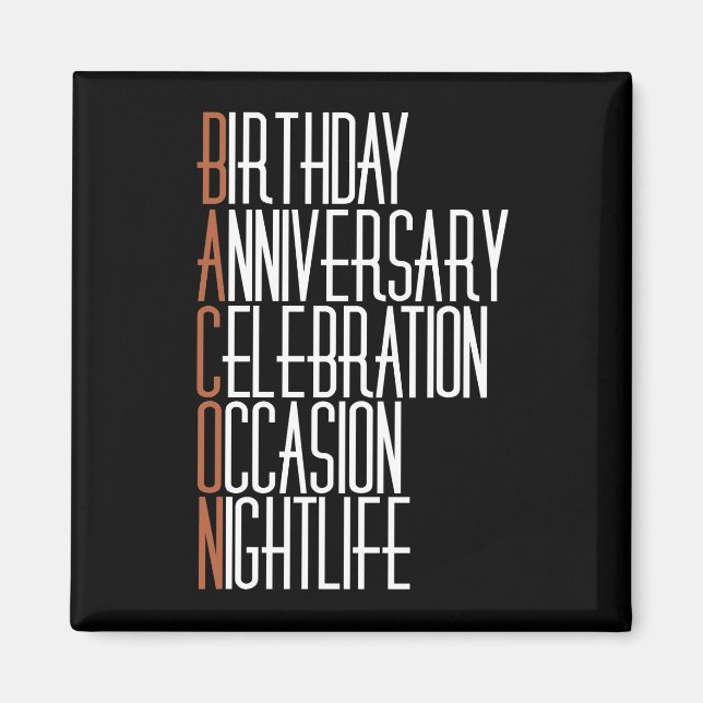 Íman Bacon Party Animal (Frente)